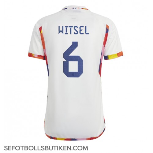 Belgien Axel Witsel #6 Replika Borta matchkläder VM 2022 Korta ärmar